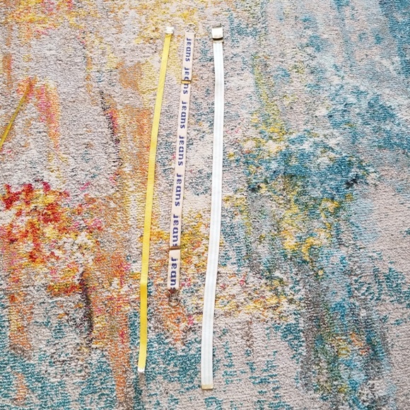 Vintage Fabric Belt Set One Size Fits - Picture 3 of 4